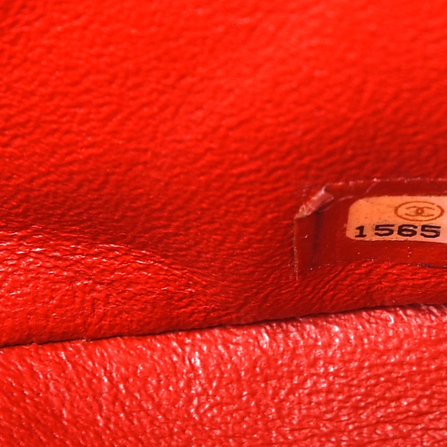 Lambskin Quilted Jumbo Double Flap Red