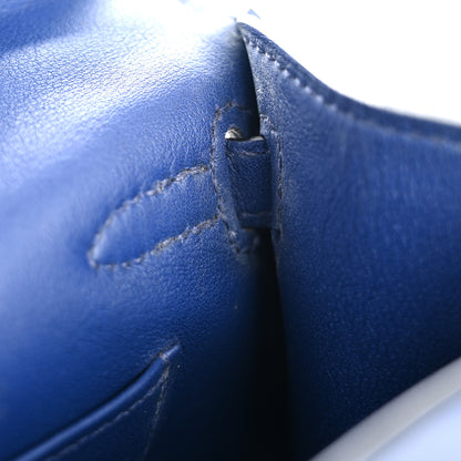 Hermes Swift Kelly Pochette Clutch Bleu Saphir 10 of 11