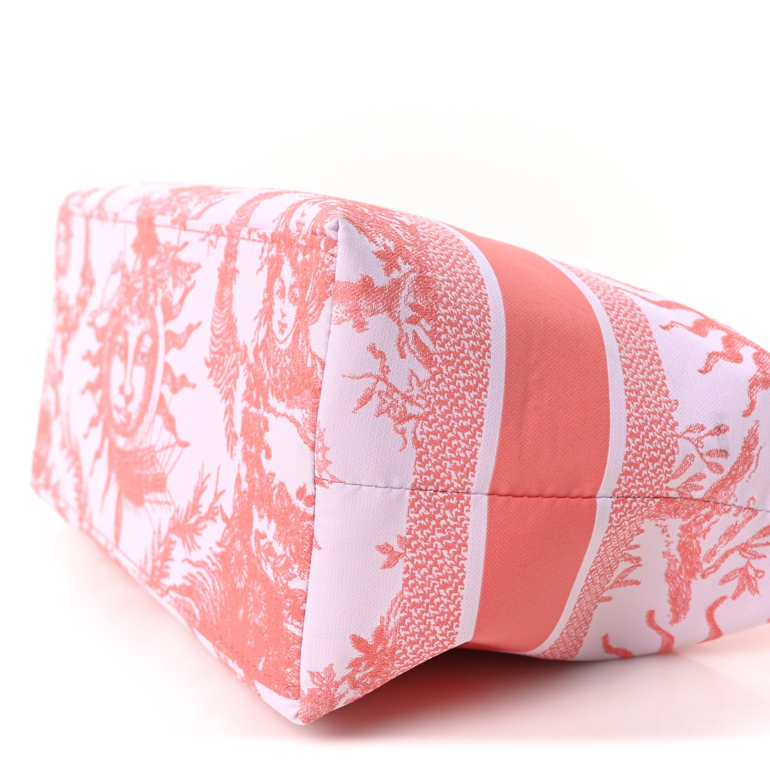 Christian Dior Technical Fabric Toile De Jouy Soleil DiorTravel Nomad Pouch Coral 10 of 10