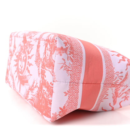 Christian Dior Technical Fabric Toile De Jouy Soleil DiorTravel Nomad Pouch Coral 10 of 10