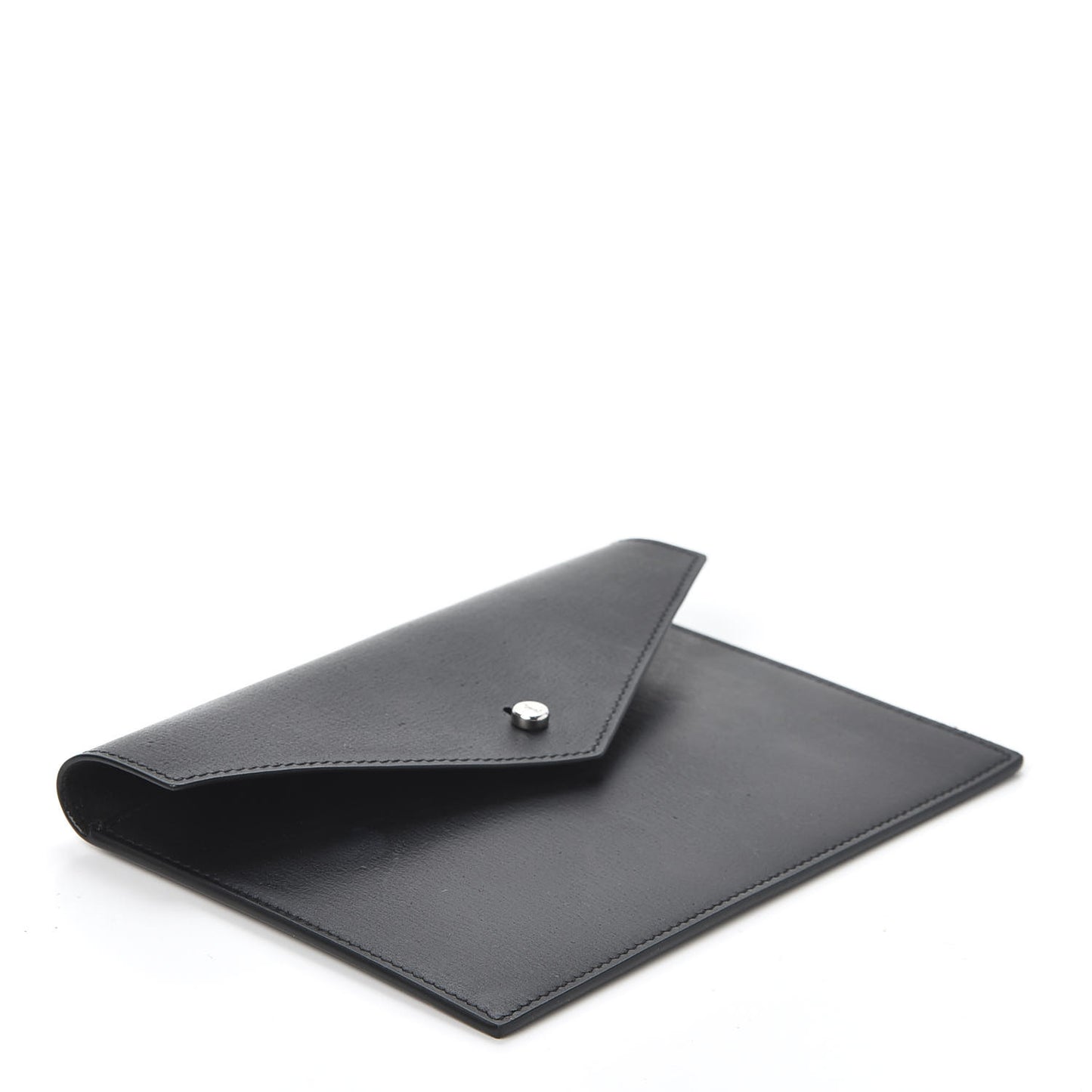 Calfskin Passport Holder Black