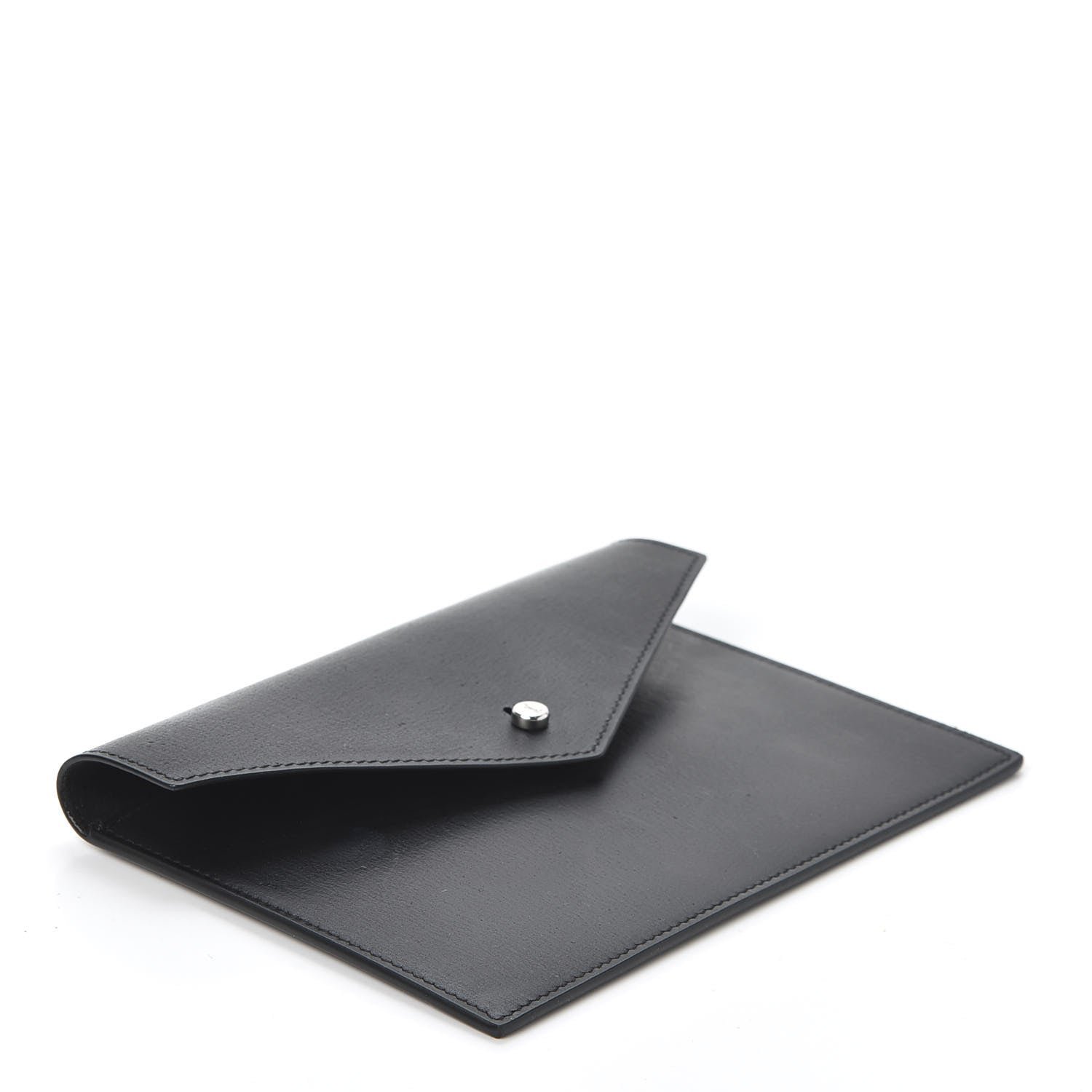 Saint Laurent Calfskin Passport Holder Black 3 of 9