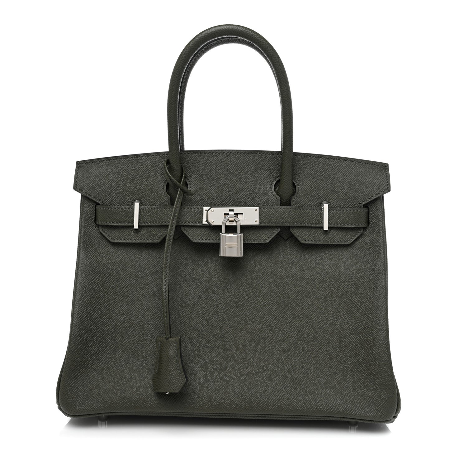 Epsom Birkin 30 Vert De Gris