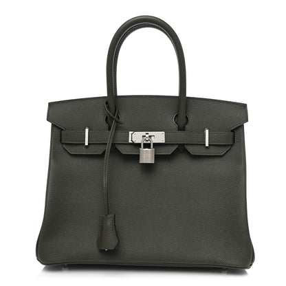 Hermes Epsom Birkin 30 Vert De Gris 1 of 8