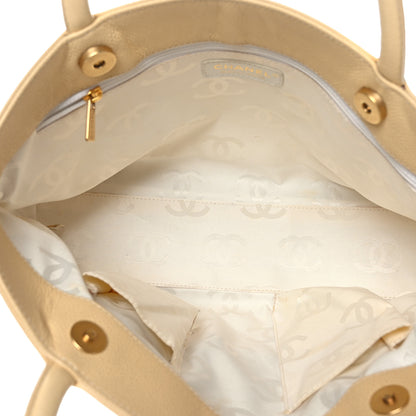 Chanel Caviar CC Tote Beige Clair 5 of 10