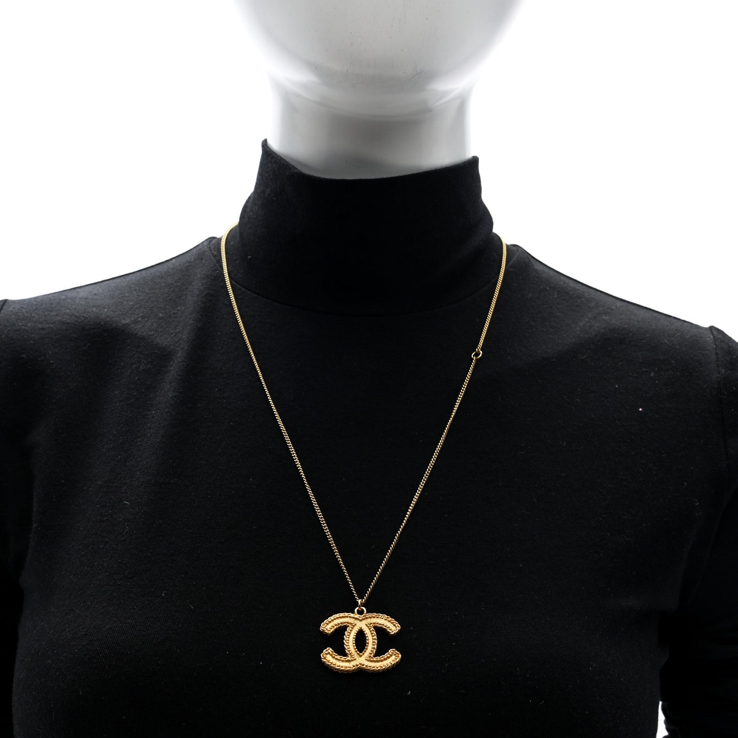 CC Necklace Matte Gold