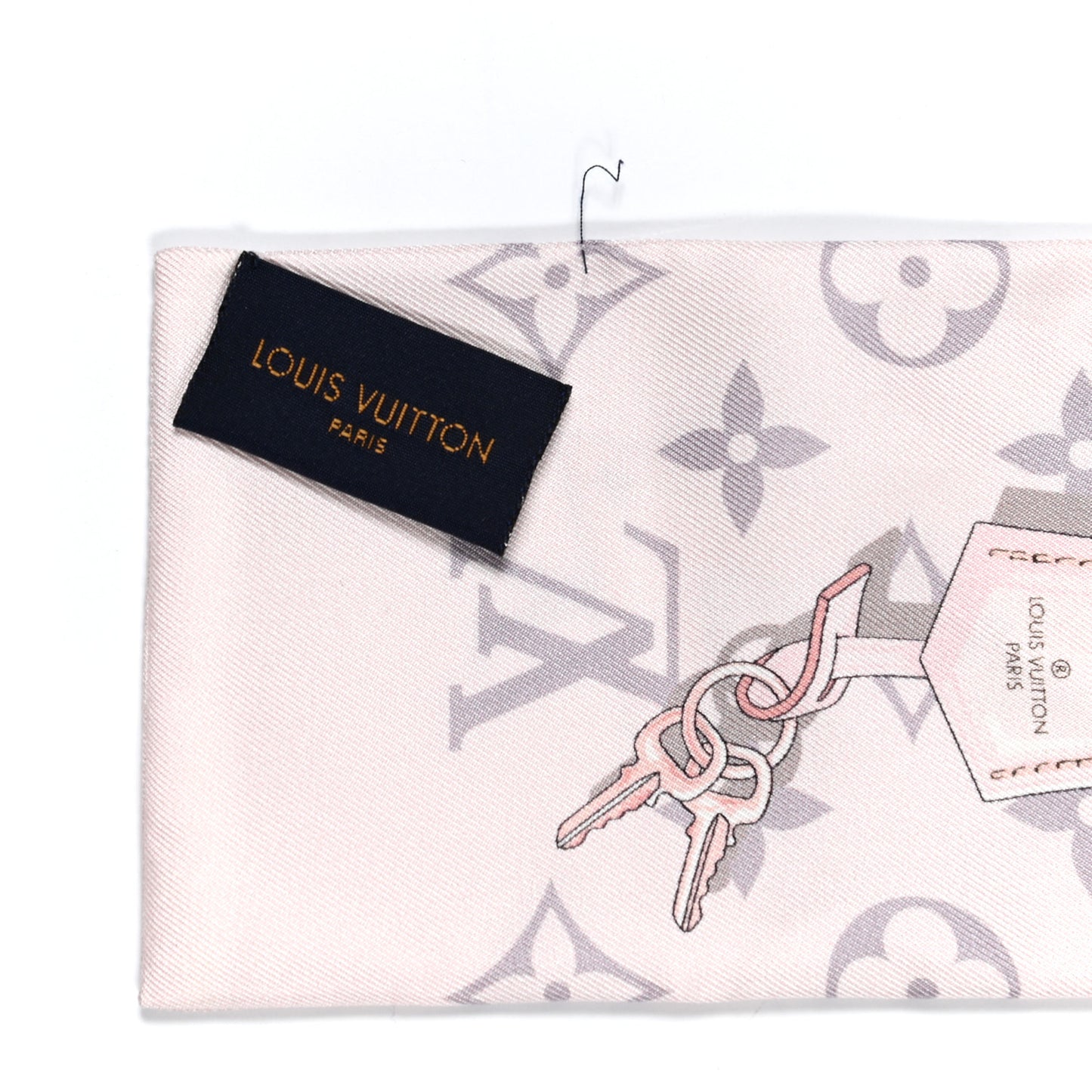 Silk Monogram Confidential Bandeau Light Pink