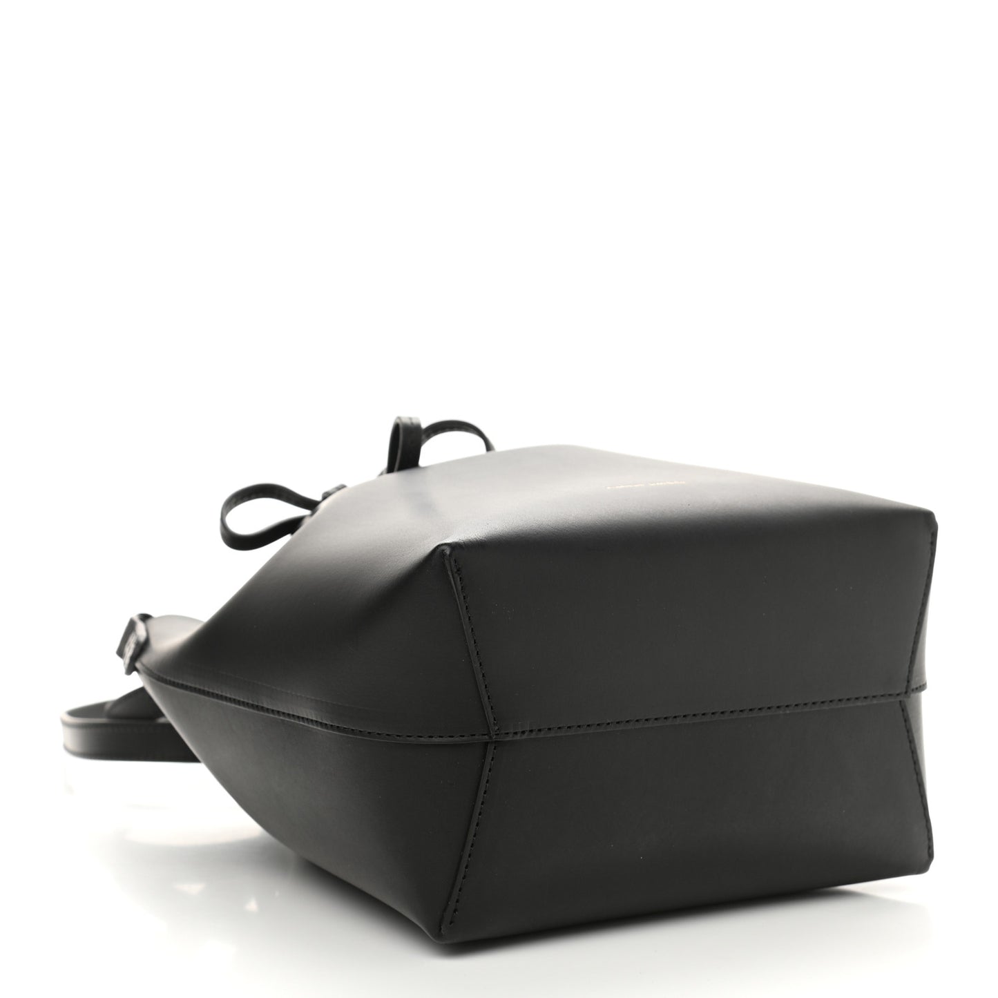 Calfskin Mini Bucket Bag Black Ballerina