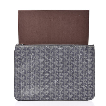 Goyard Goyardine Senat Pochette MM Grey 7 of 7
