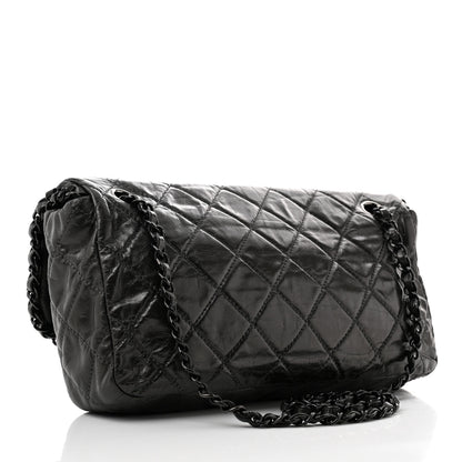 Chanel Metallic Calfskin Quilted Medium Chain Me Flap Grey 3 of 11