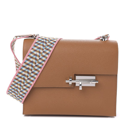 Hermes Epsom Verrou 21 Large Strap Gold 1 of 9