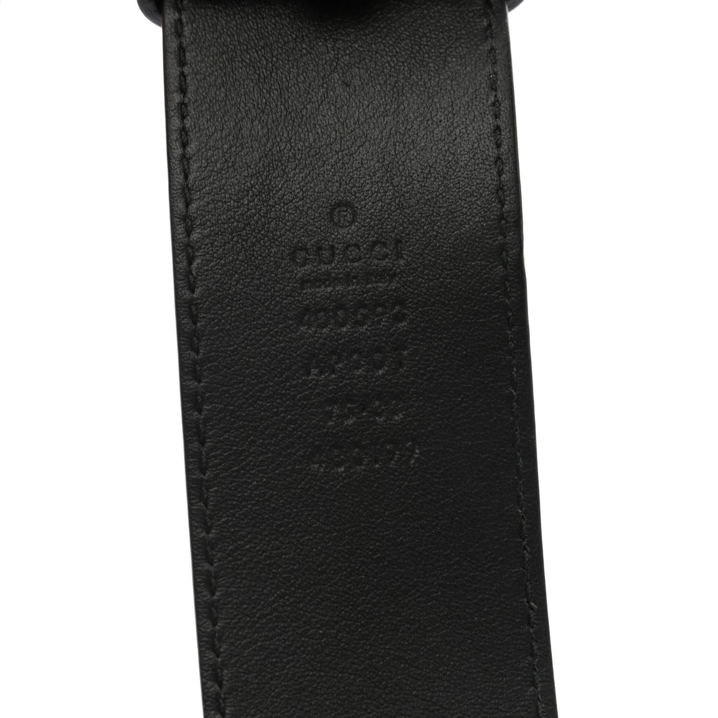 Calfskin Double G 40mm Belt 75 30 Black