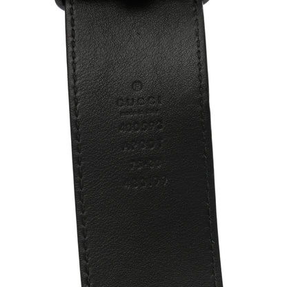 Gucci Calfskin Double G 40mm Belt 75 30 Black 3 of 5