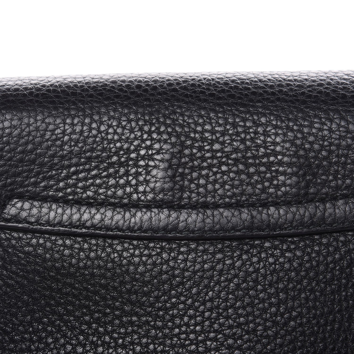 Gucci Pebbled Calfskin Small Soho Flap Crossbody Black 10 of 15