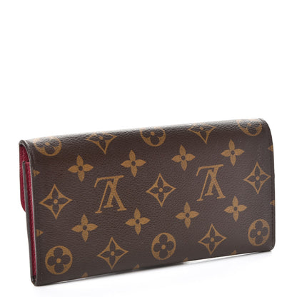 Louis Vuitton Monogram Emilie Wallet Fuchsia 3 of 8