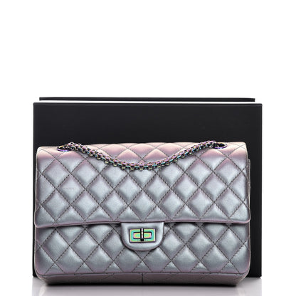 Chanel Iridescent Lambskin Quilted 2.55 Reissue 226 Flap Light Purple 9 of 9
