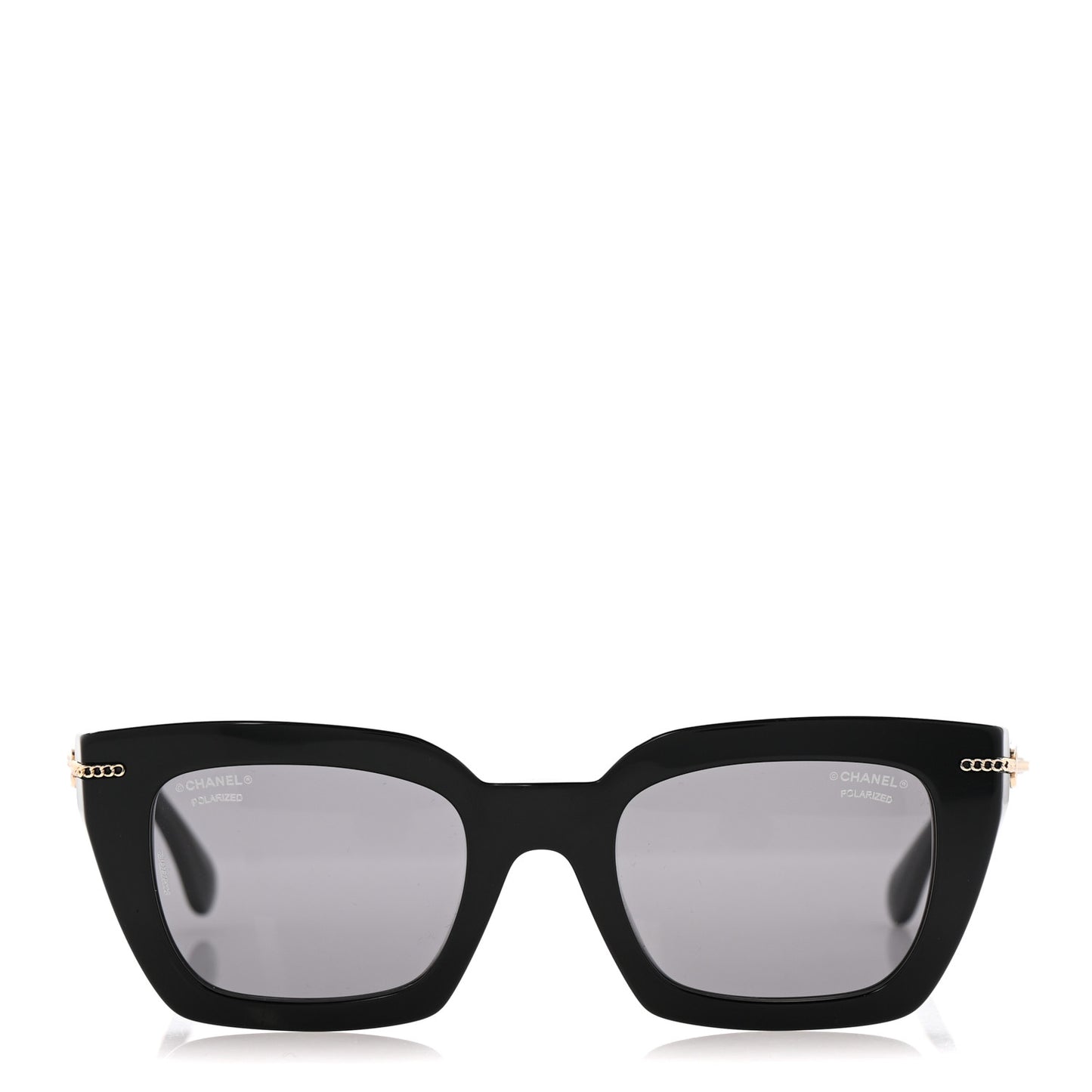 Acetate Square Sunglasses 5509-A Black