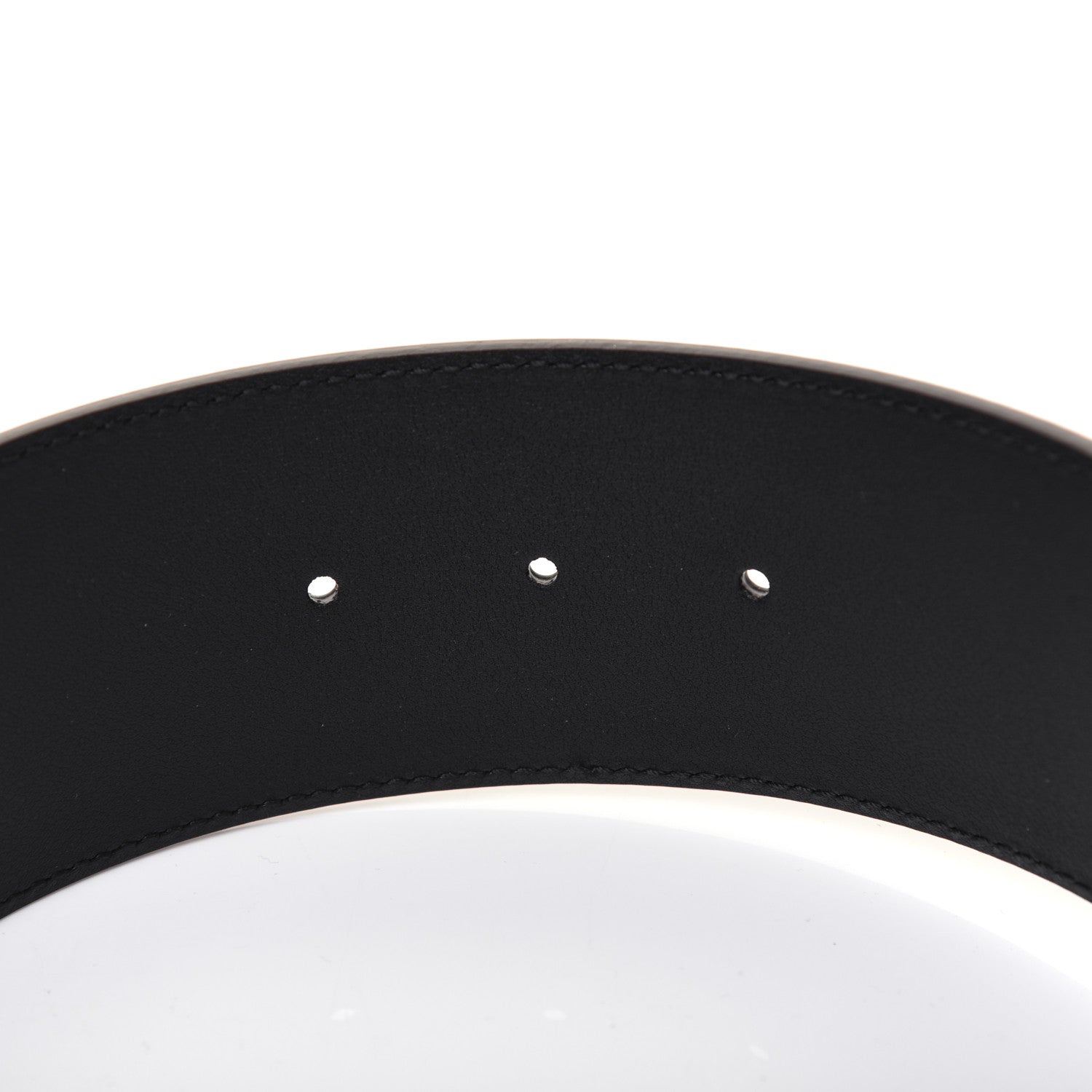 Gucci Calfskin Crystal Double G 55mm Belt 85 34 Black 7 of 9