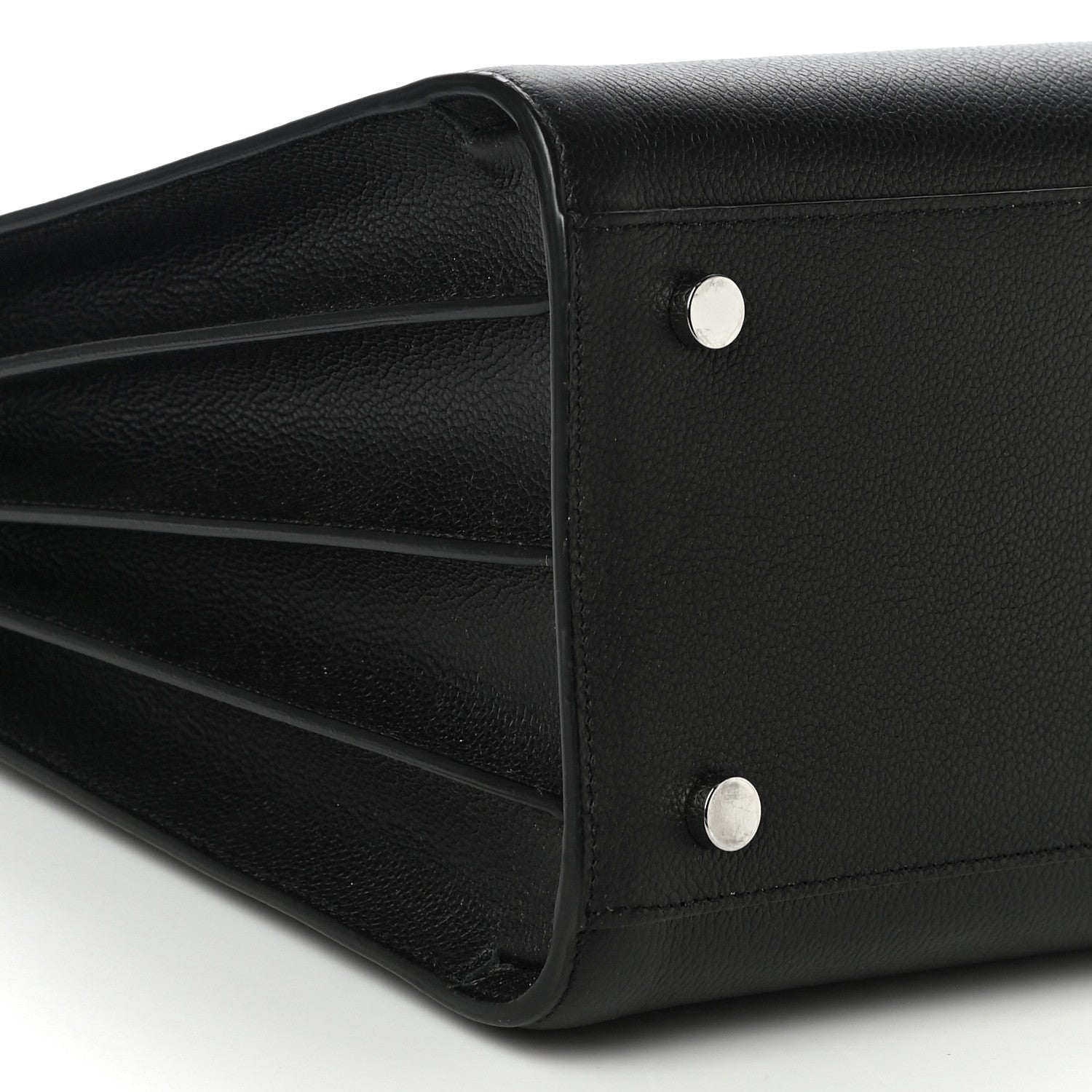 Saint Laurent Grained Calfskin Small Sac De Jour Black 8 of 9