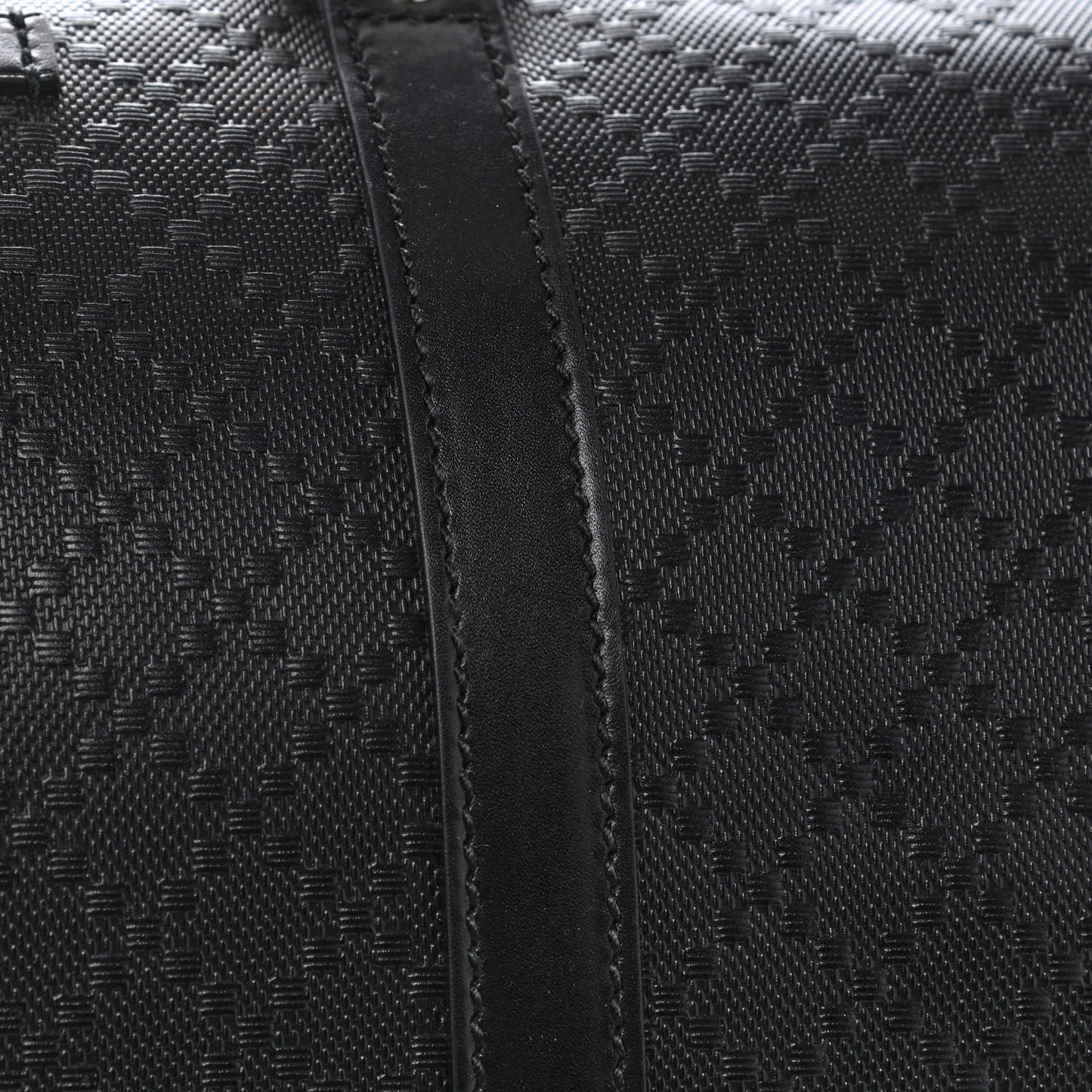 Bright Diamante Medium Carry On Duffle Black