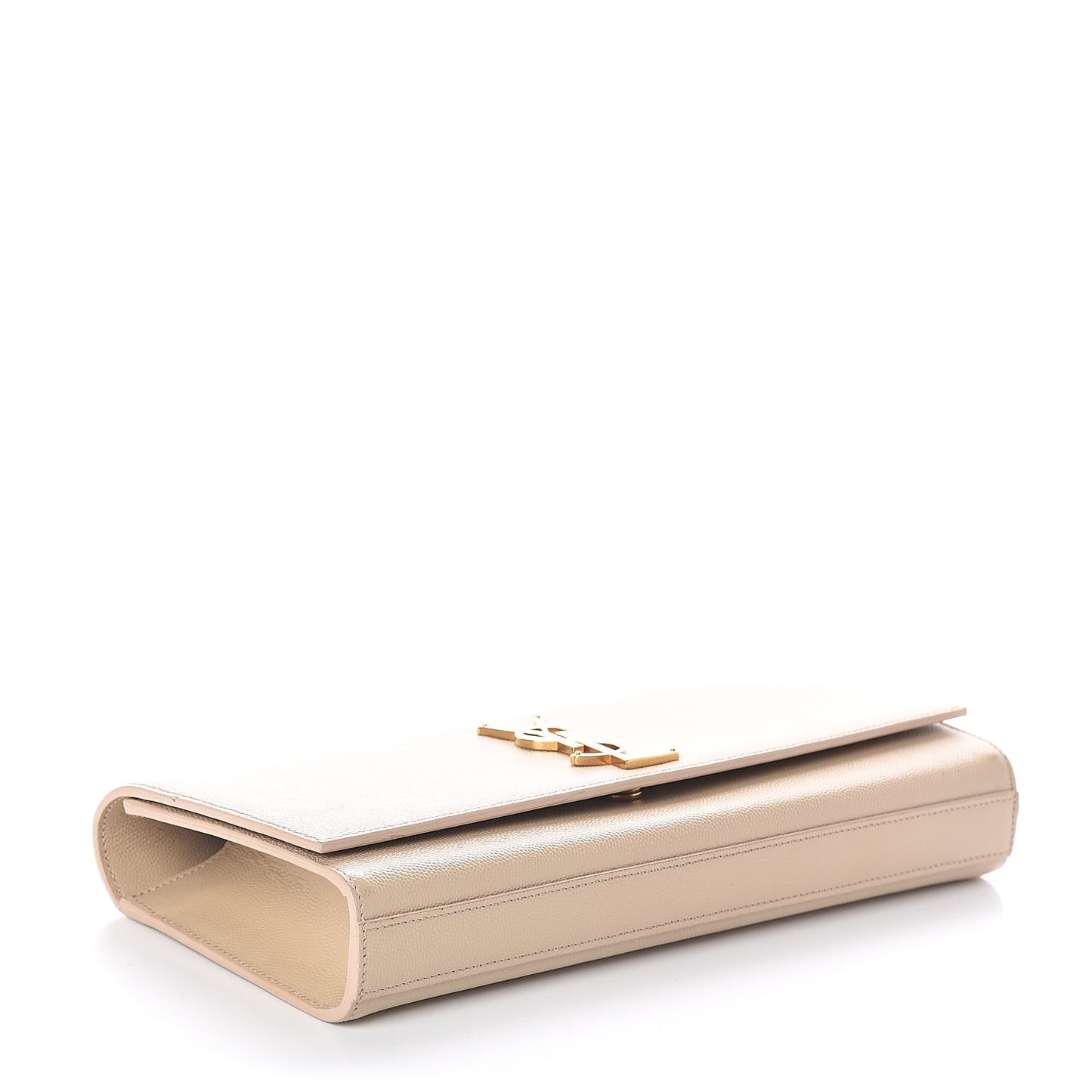 Grain De Poudre Classic Monogram Cassandre Clutch Nude