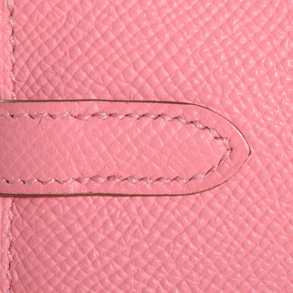 Hermes Epsom Kelly Longue Wallet Rose Confetti 3 of 11