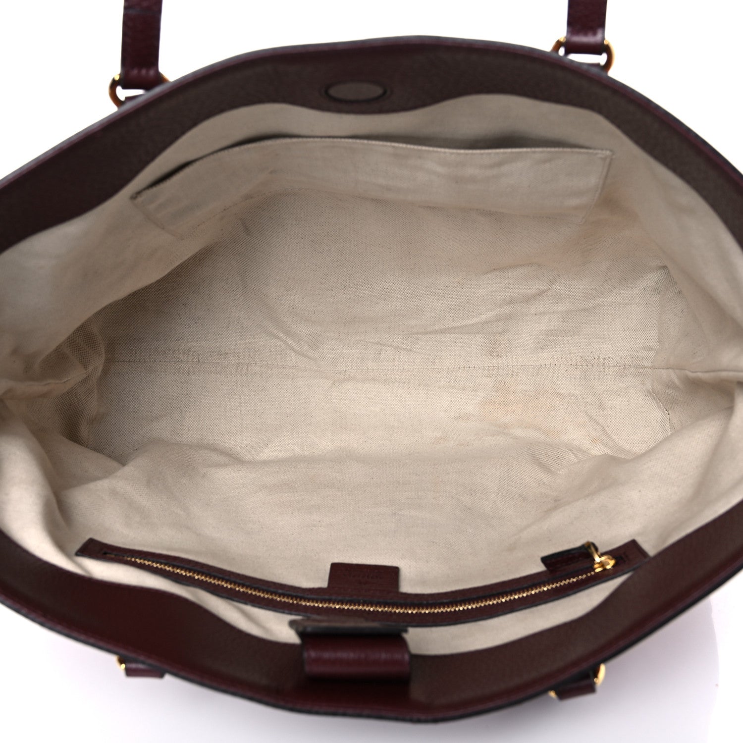 Gucci Monogram Textured Dollar Calfskin Web Medium Ophidia Shopping Tote Sahara Rubino Chardonnay 5 of 16