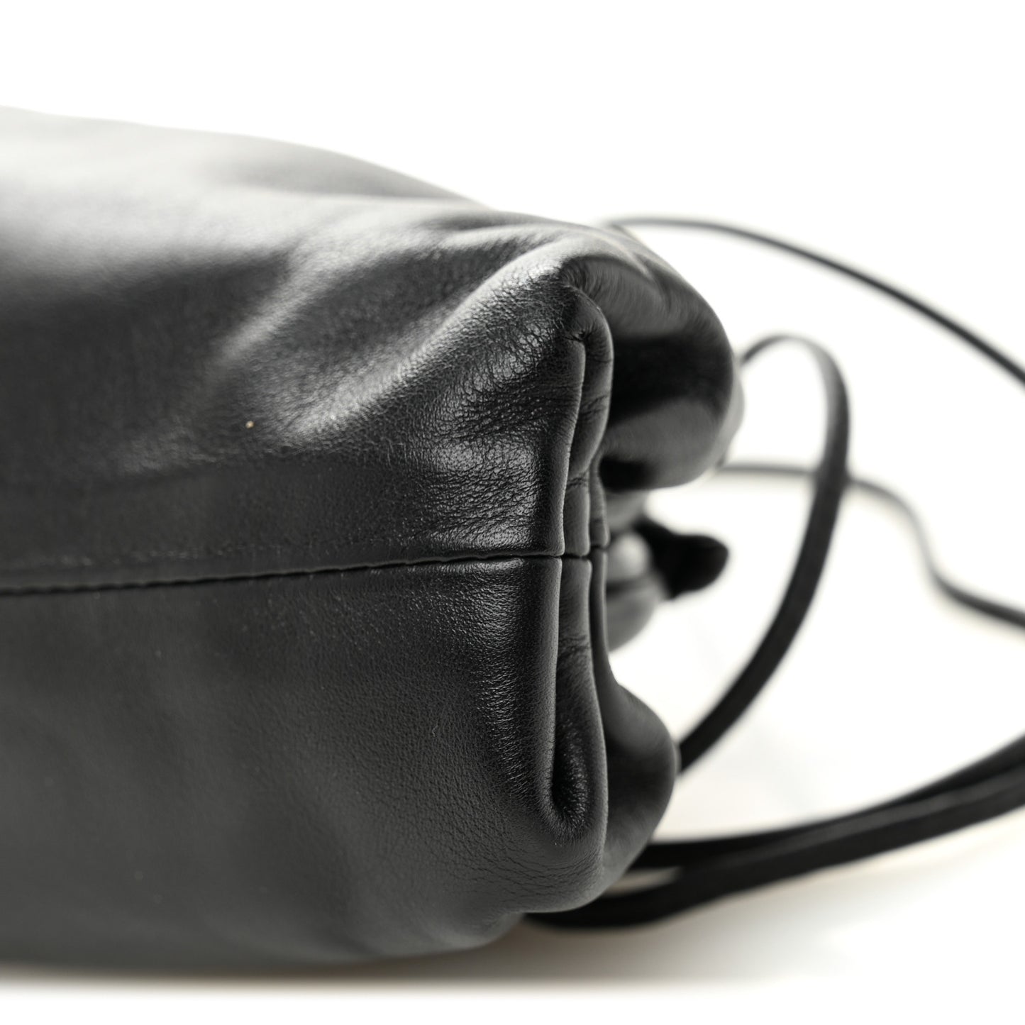 Butter Calfskin The Mini Pouch Black