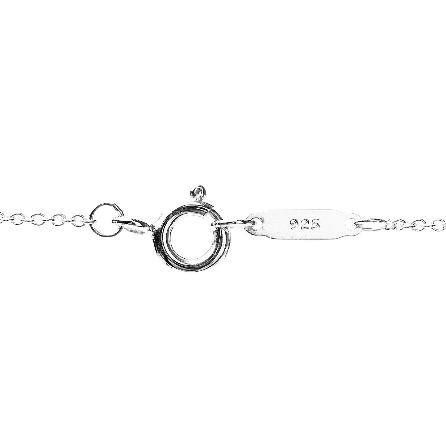 Sterling Silver Large Elsa Peretti Sevillana Pendant Necklace