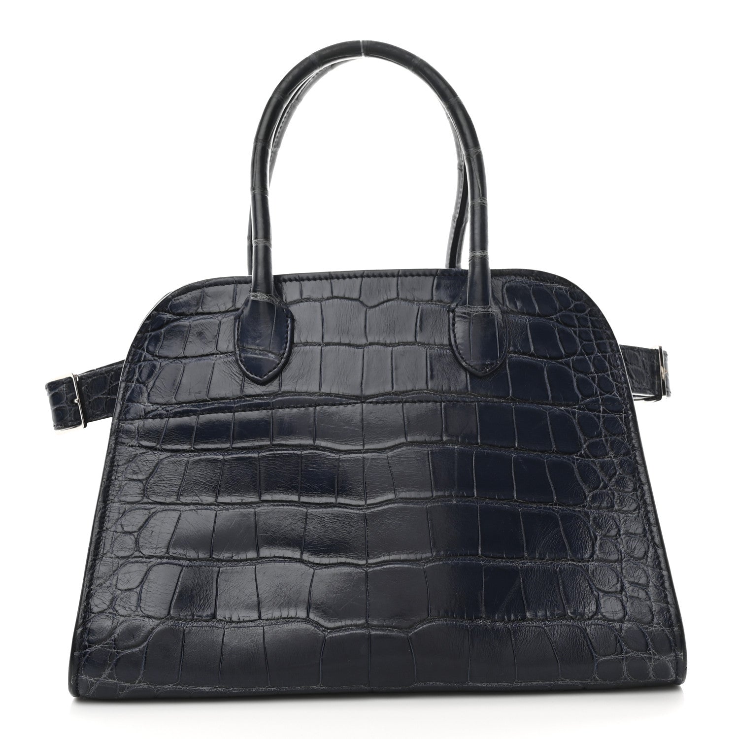 The Row Alligator Margaux 10 Bag Navy 1 of 10