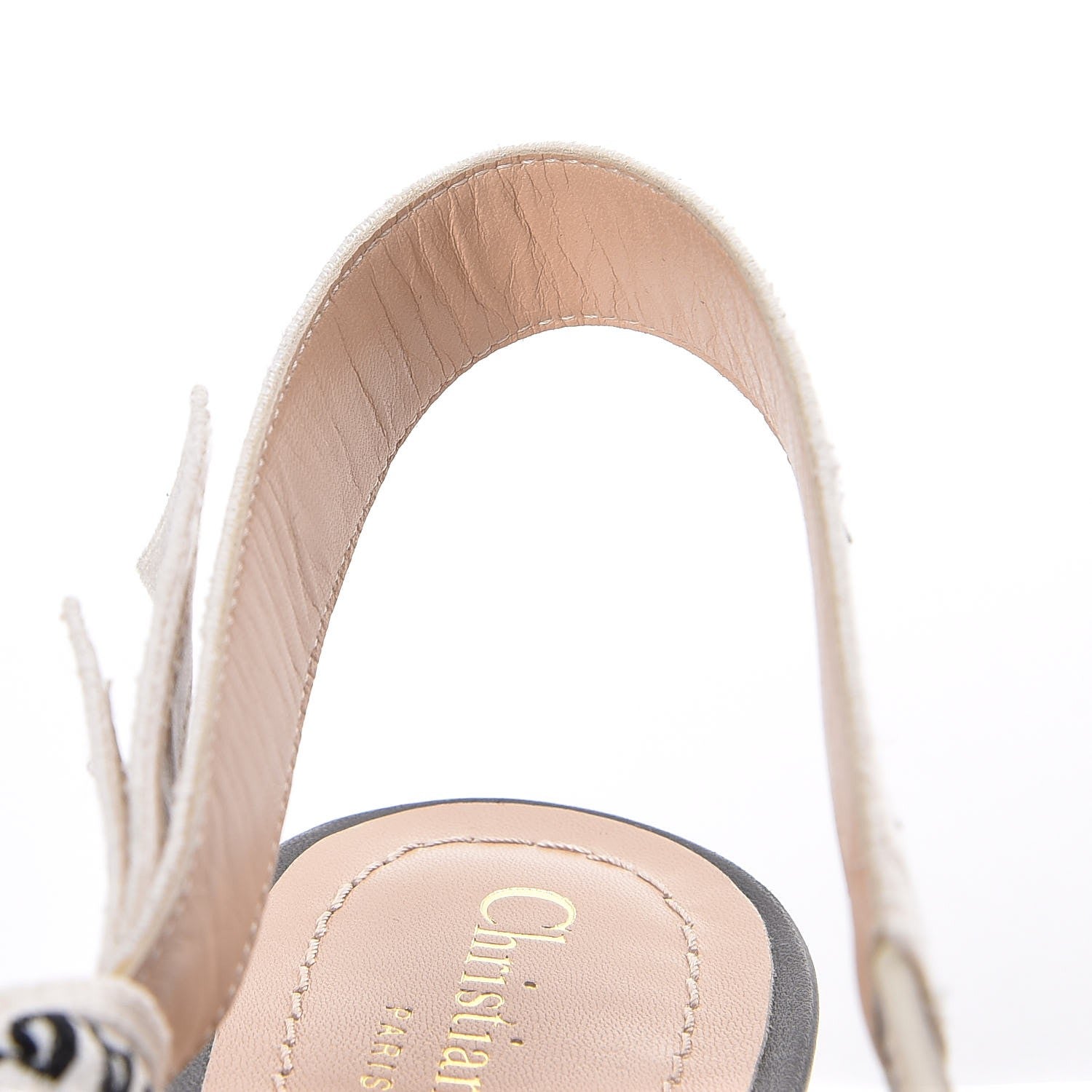 Christian Dior Lambskin Ribbon J'Adior Slingback Ballet Flats 39 Black 11 of 12