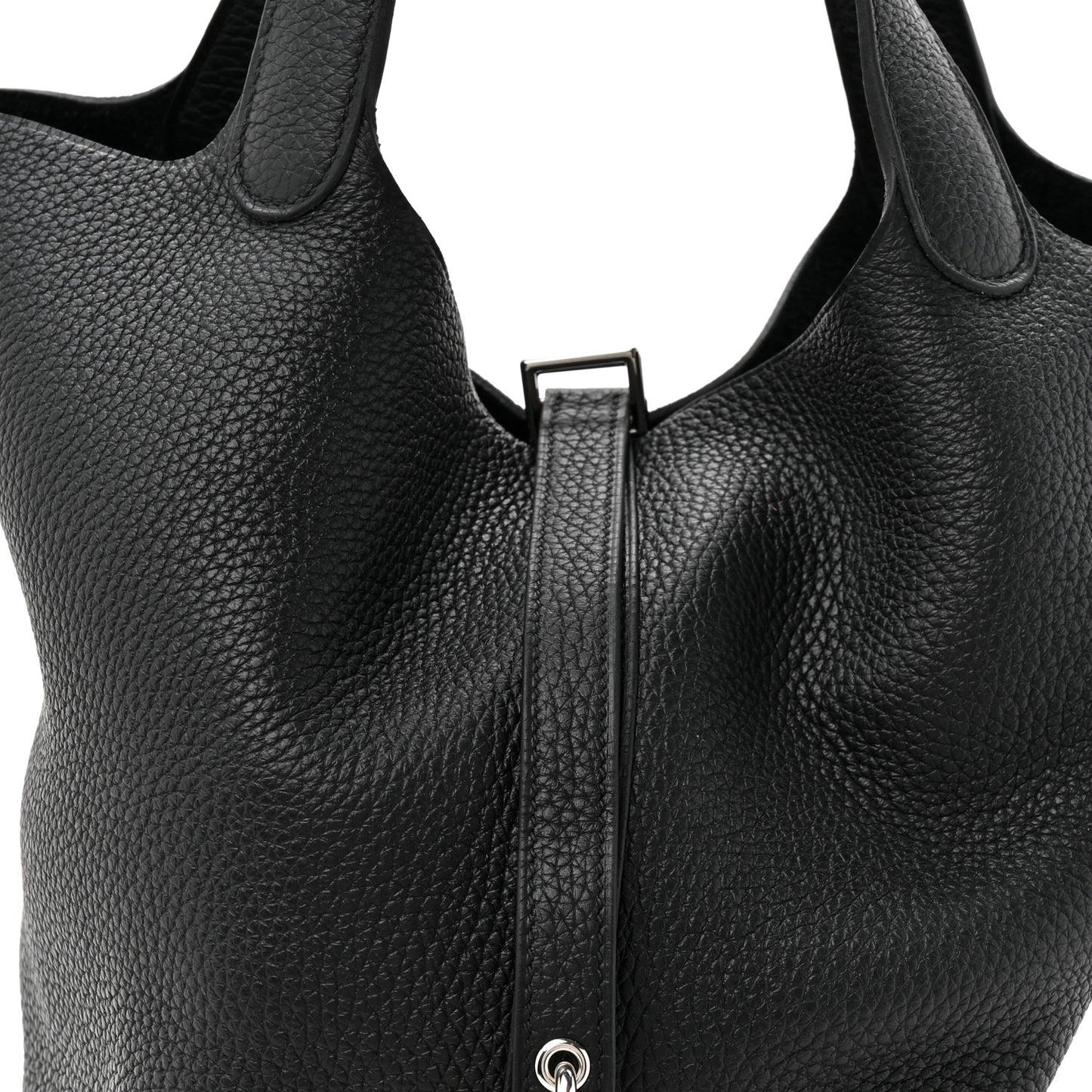Taurillon Clemence Picotin Lock 22 MM Black