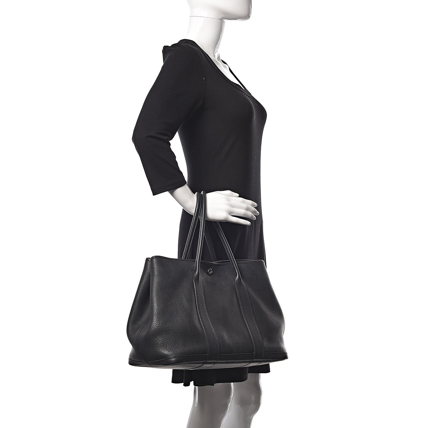 Hermes Negonda Garden Party Tote 36 MM Black 2 of 10