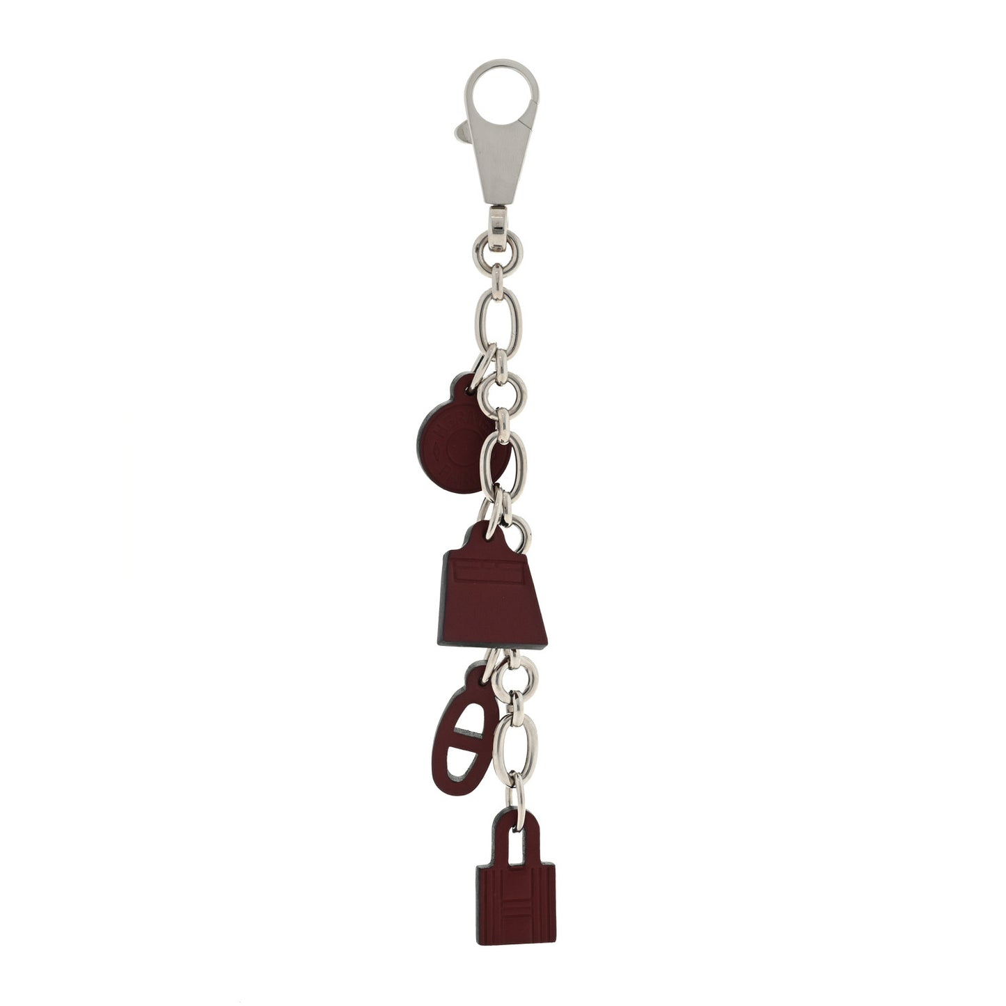 Barenia Breloque Olga Amulette Bag Charm Rouge H