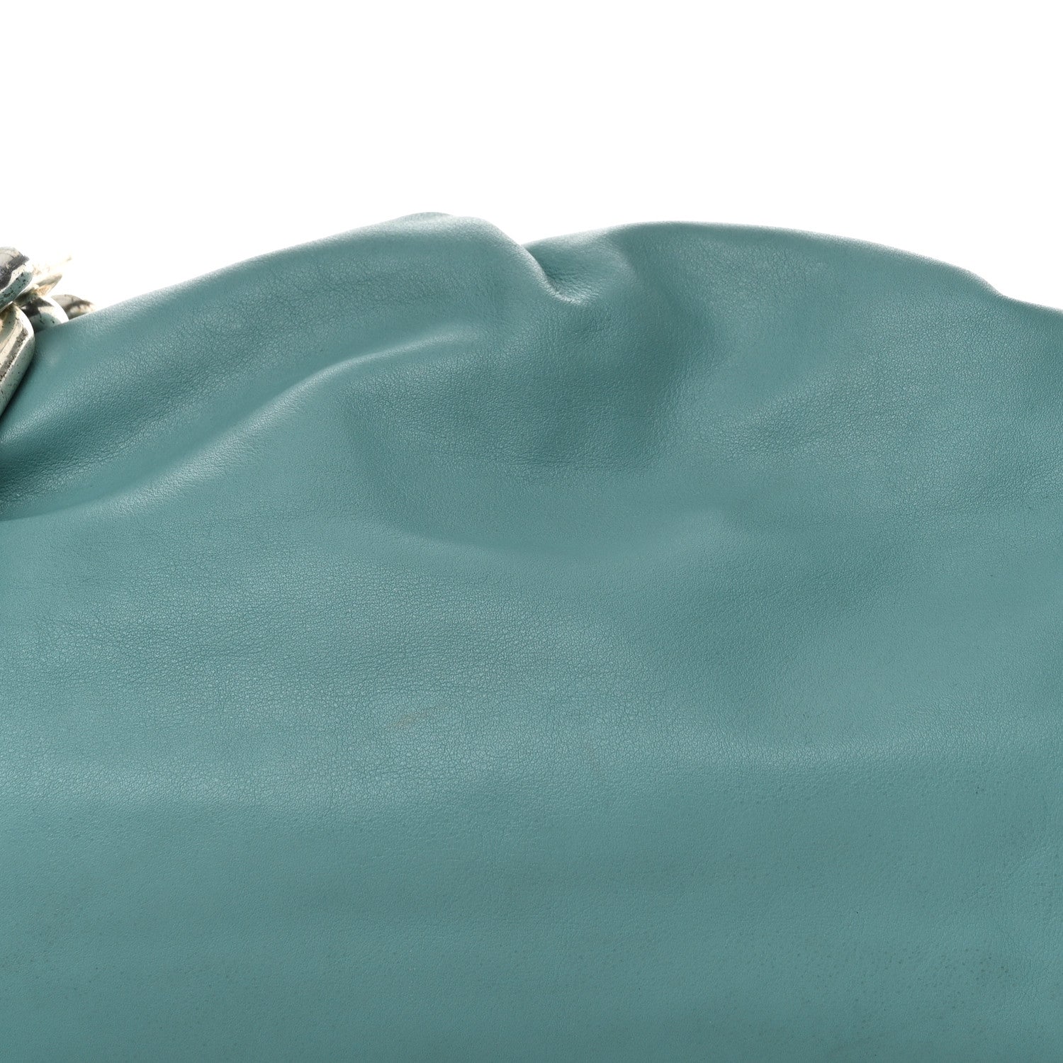 Bottega Veneta Calfskin The Pouch Chain Linoleum 8 of 11
