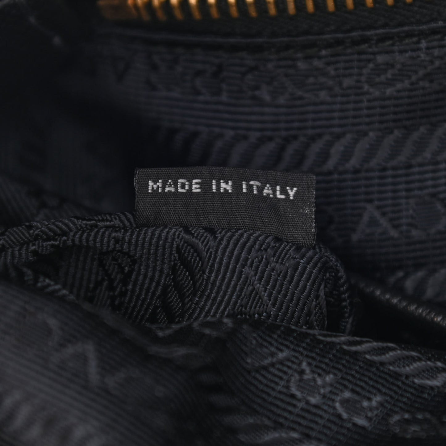 Tessuto Nylon Saffiano Tote Black