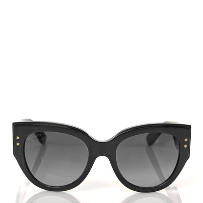 Gucci Acetate Oversized Rectangle Frame Web Sunglasses GG3864/S Black 2 of 7