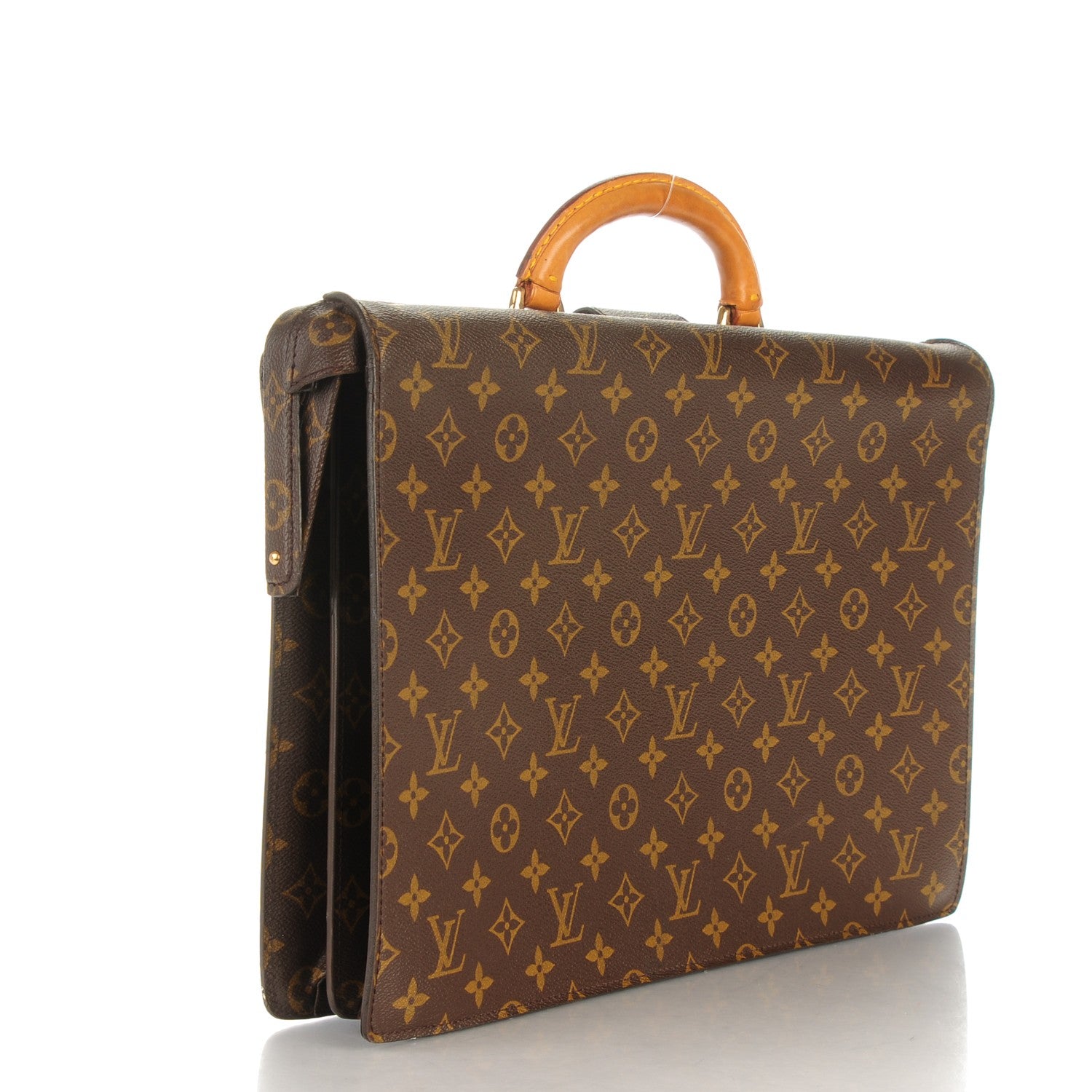 Louis Vuitton Monogram Serviette Fermoir Briefcase 3 of 9