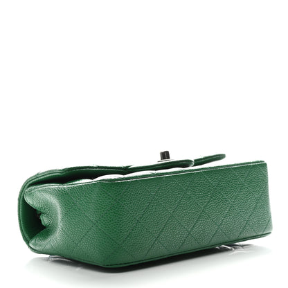 Chanel Caviar Quilted Mini Rectangular Flap Green 4 of 10