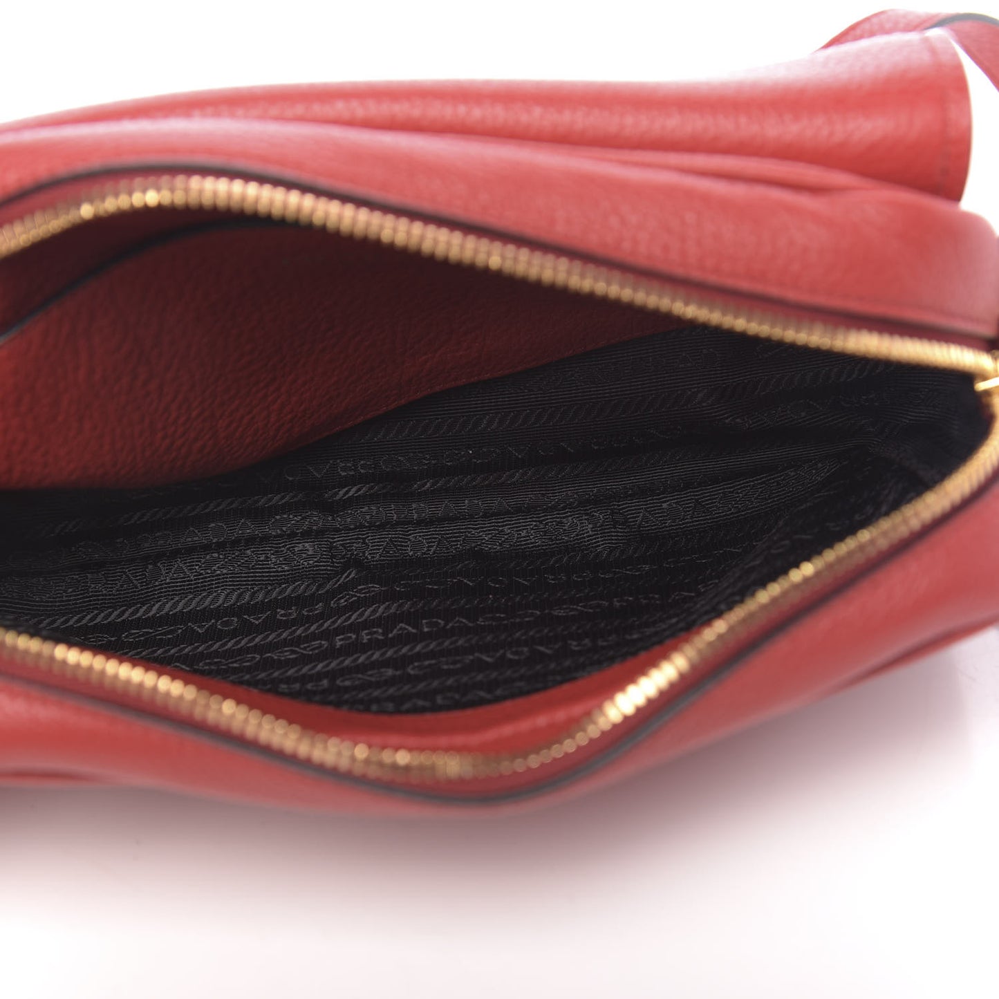 Vitello Phenix Flap Crossbody Rosso