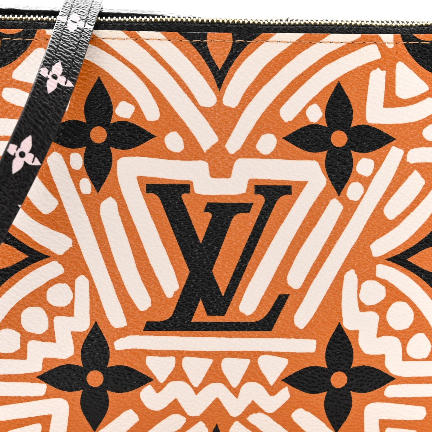 Monogram Giant Crafty Double Zip Pochette Creme Caramel