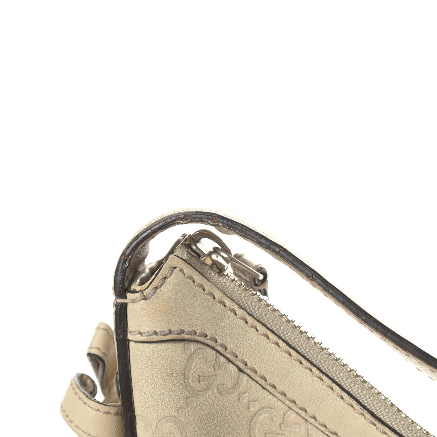 Guccissima Large Princy Hobo Off White