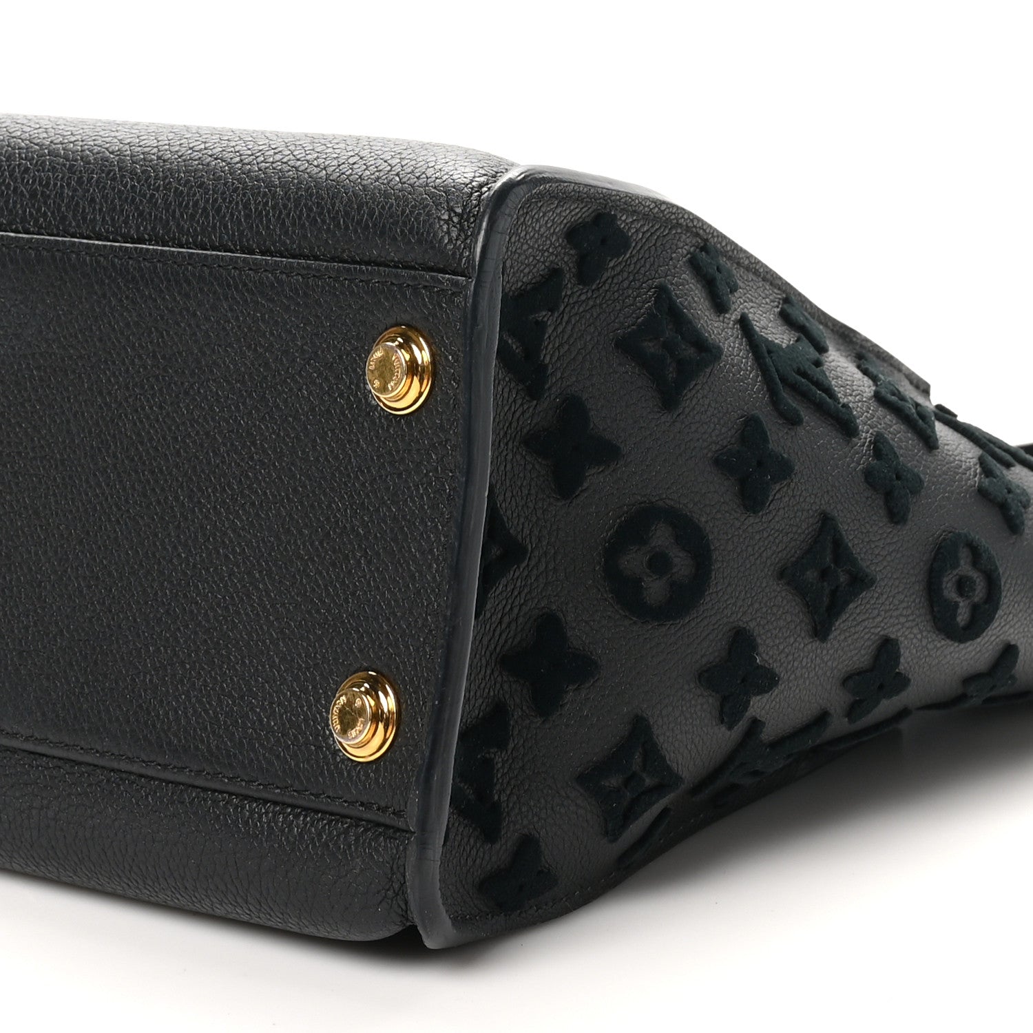 Louis Vuitton Calfskin Monogram Tufting On My Side Black 9 of 9