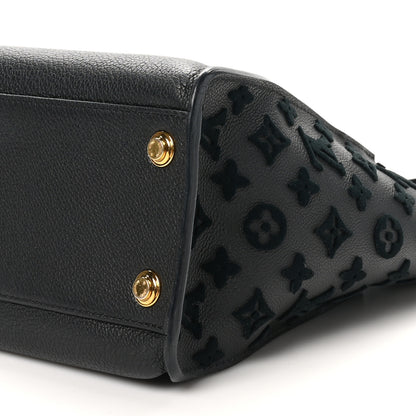 Louis Vuitton Calfskin Monogram Tufting On My Side Black 9 of 9