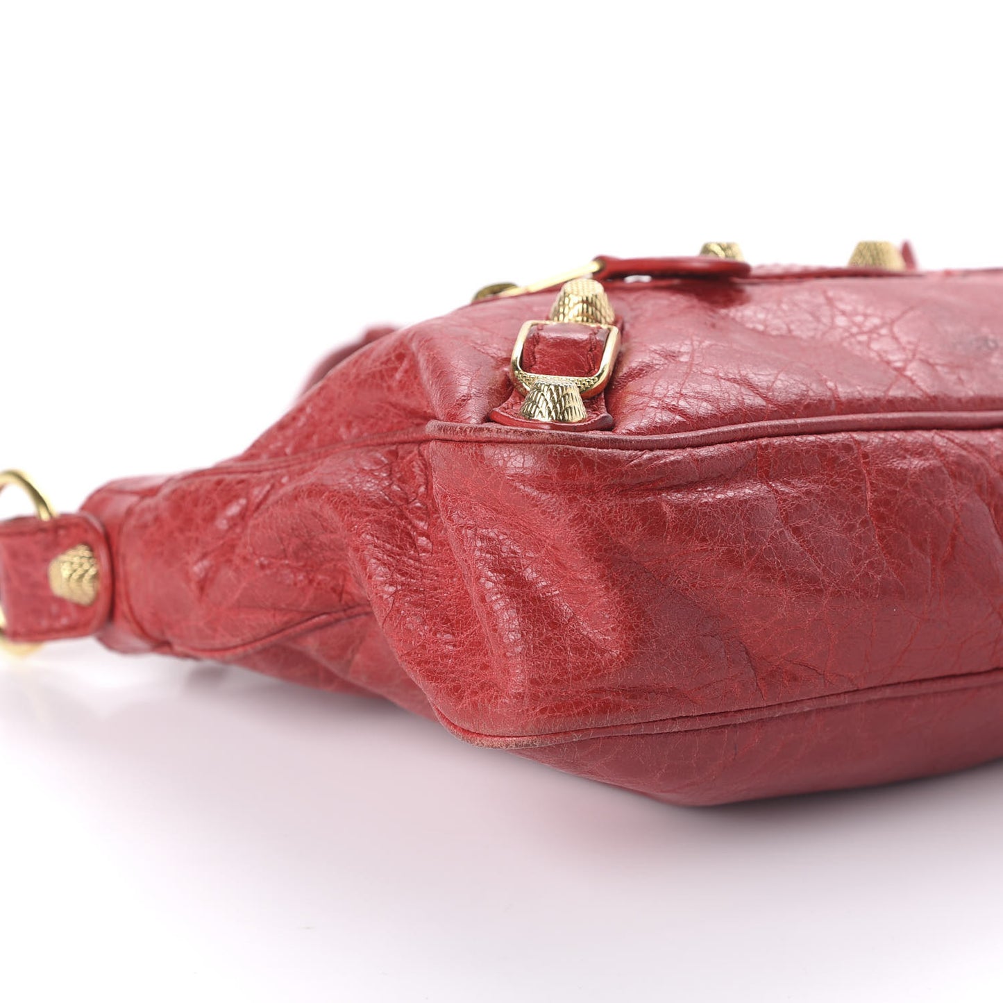 Agneau Giant 12 Gold Hardware Hip Rouge Cardinal