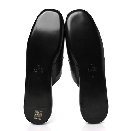 Gucci Goatskin Horsebit Men's Pericle Slippers 11 Black 5 of 9