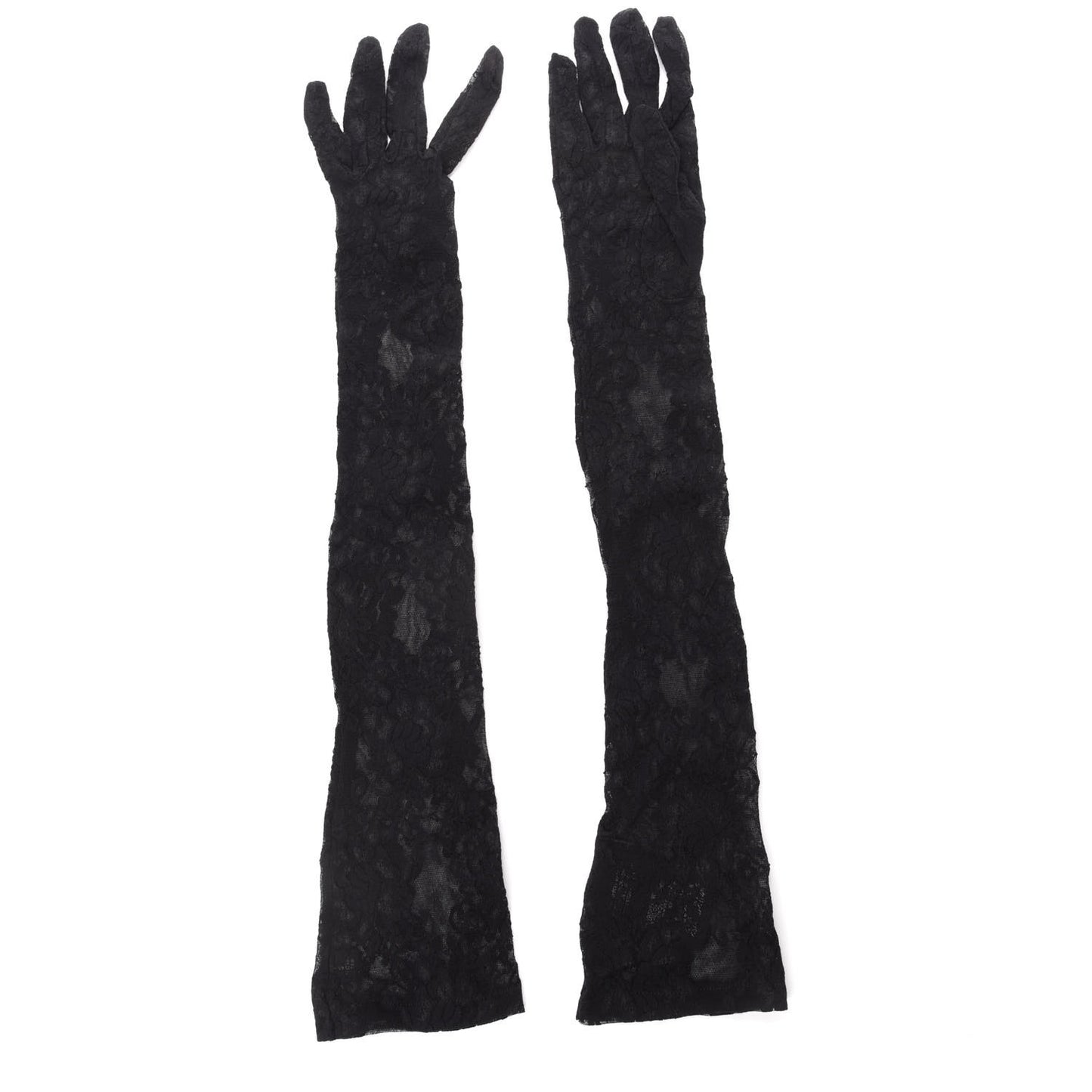 Lace Gloves 7 Black