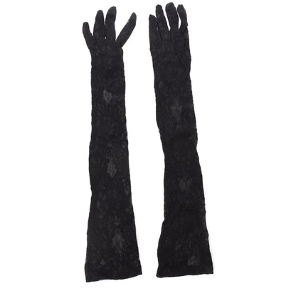 Gucci Lace Gloves 7 Black 2 of 4