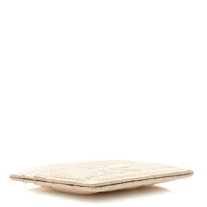 Christian Dior Supple Calfskin Cannage Caro Five-Slot Card Holder Beige Aesthetic 4 of 7