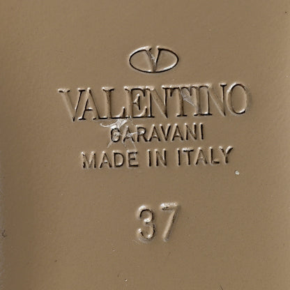 Valentino Garavani Patent Rockstud Ballerina Flats 37 Water Rose Poudre 6 of 7